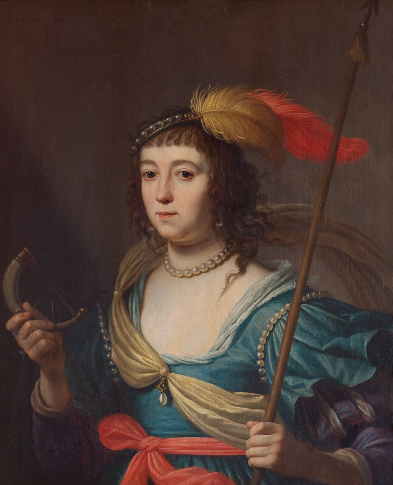 Amalia von Solms roolissa Diana - Gerrit van Honthorst