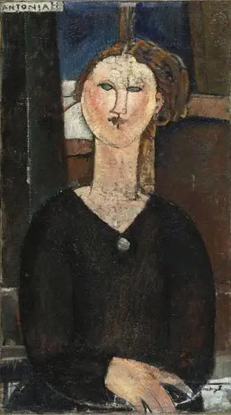 Reproduction du tableau « Antonia - Amedeo Modigliani » par Alpha Reproduction en peinture à l’huile