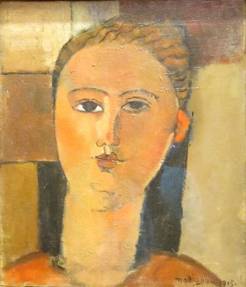 Punatukkainen tyttö - Amedeo Modigliani