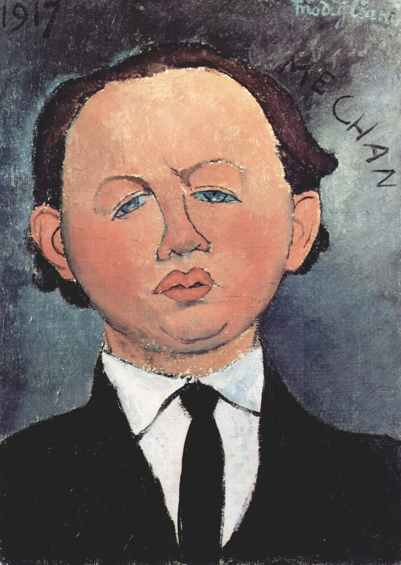 Oscar Miestchaninoffin muotokuva - Amedeo Modigliani