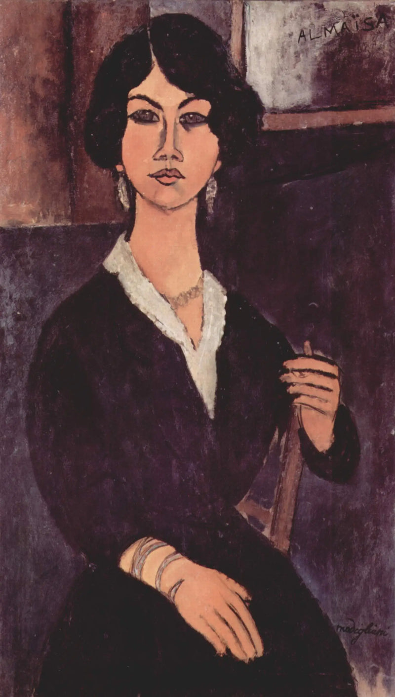 Almaiisa istuu - Amedeo Modigliani