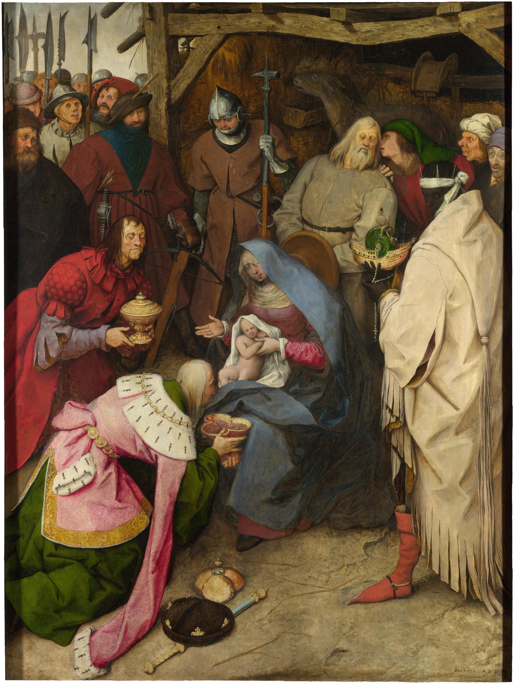L'Adoration des mages - Pieter Brueghel the Elder