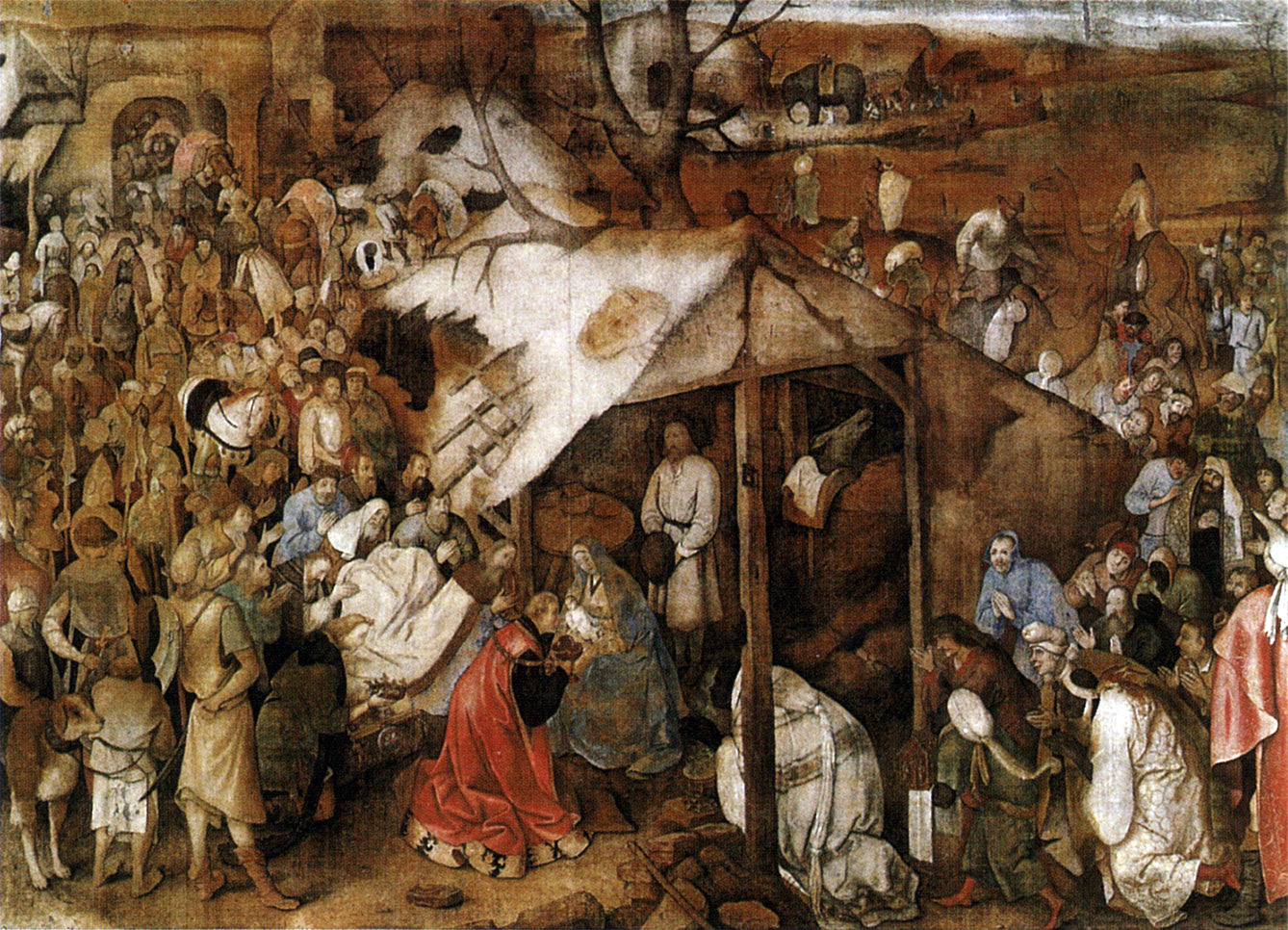 L'Adoration des mages - Pieter Brueghel the Elder