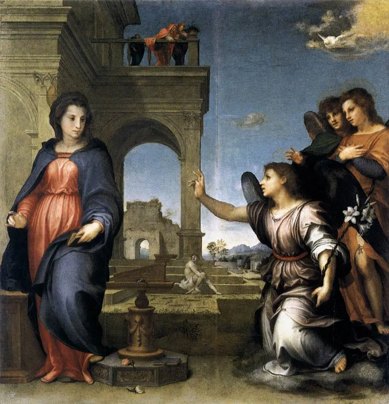 Marian ilmestyminen - Andrea del Sarto