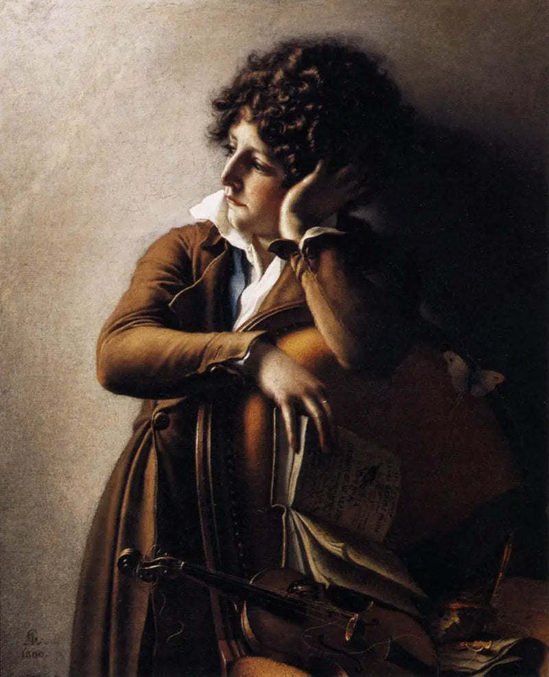 Benoît Agnès Triosonin muotokuva (1790 – 1804), nimeltään « Ruhehaus » - Anne-Louis Girodet
