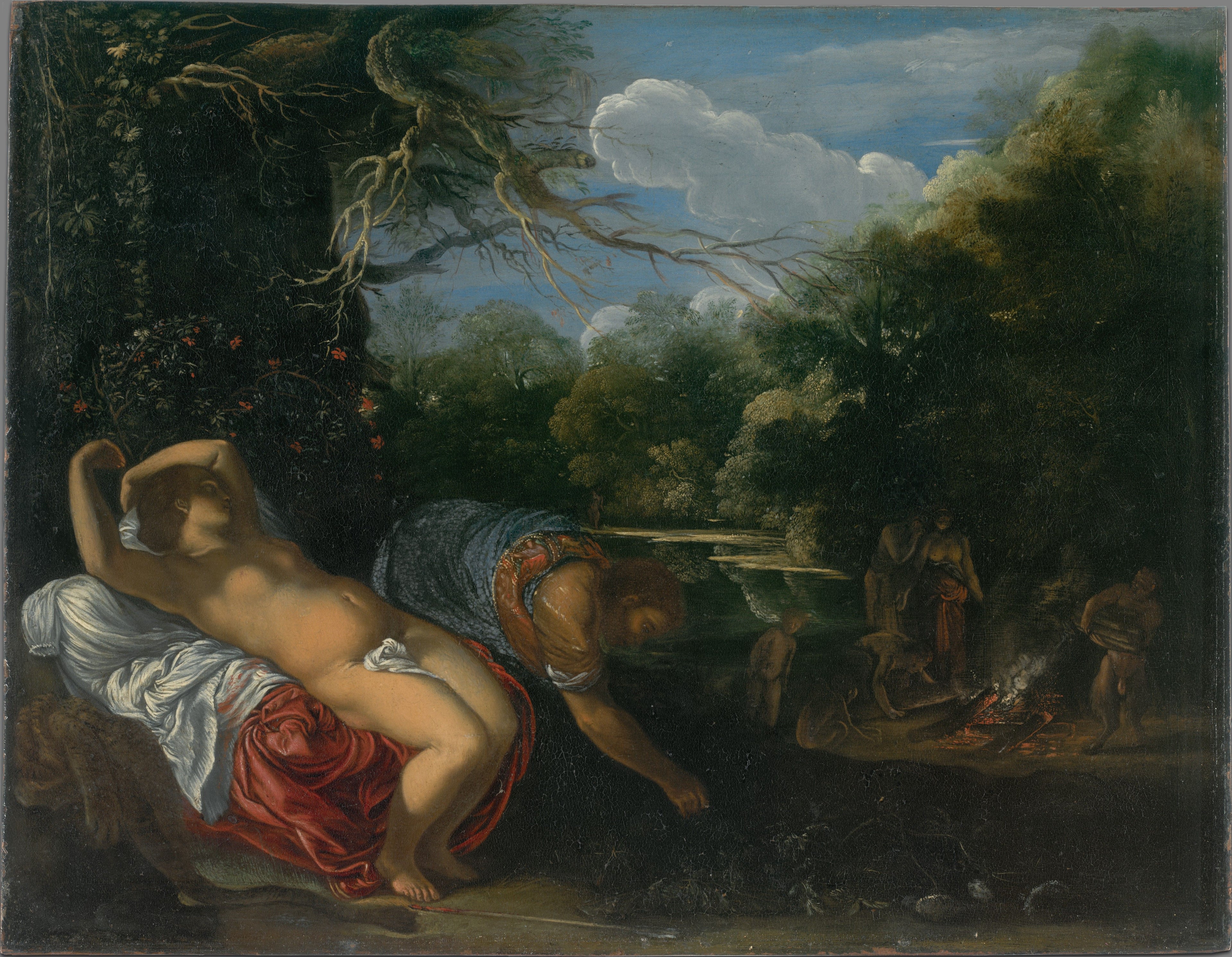 Coronis et Apollon - Adam Elsheimer