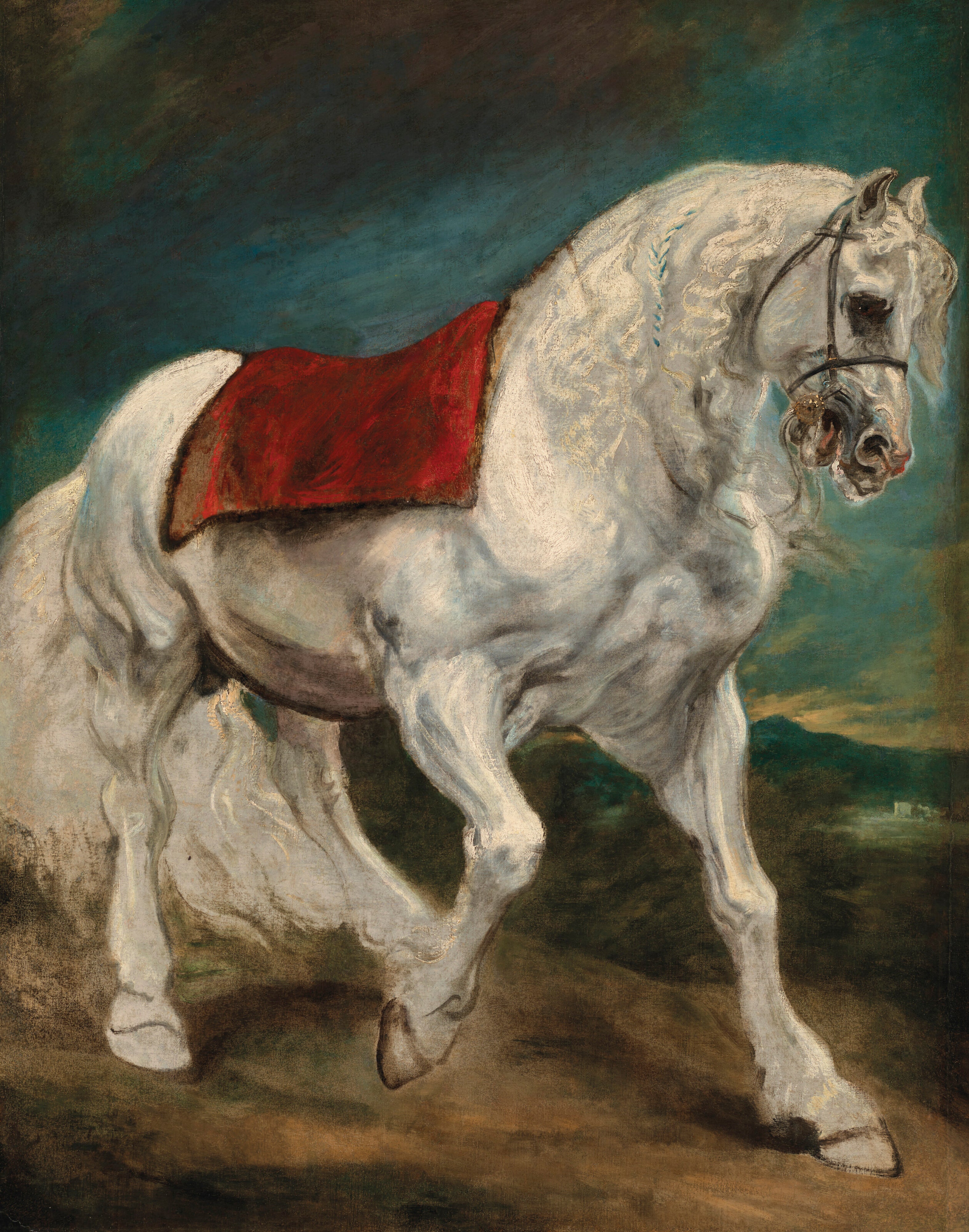 Un cheval andalou - Antoine van Dyck
