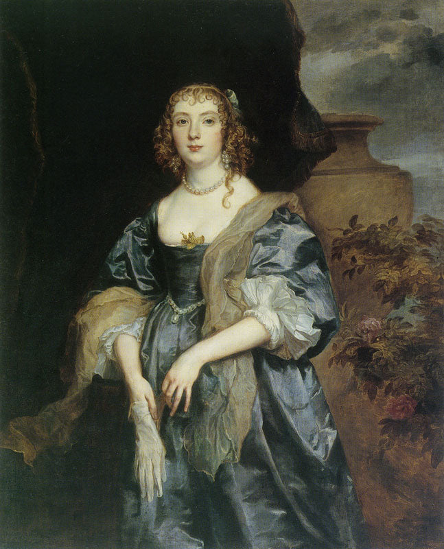 Portrait d'Anne Carr, Lady Russell - Antoine van Dyck