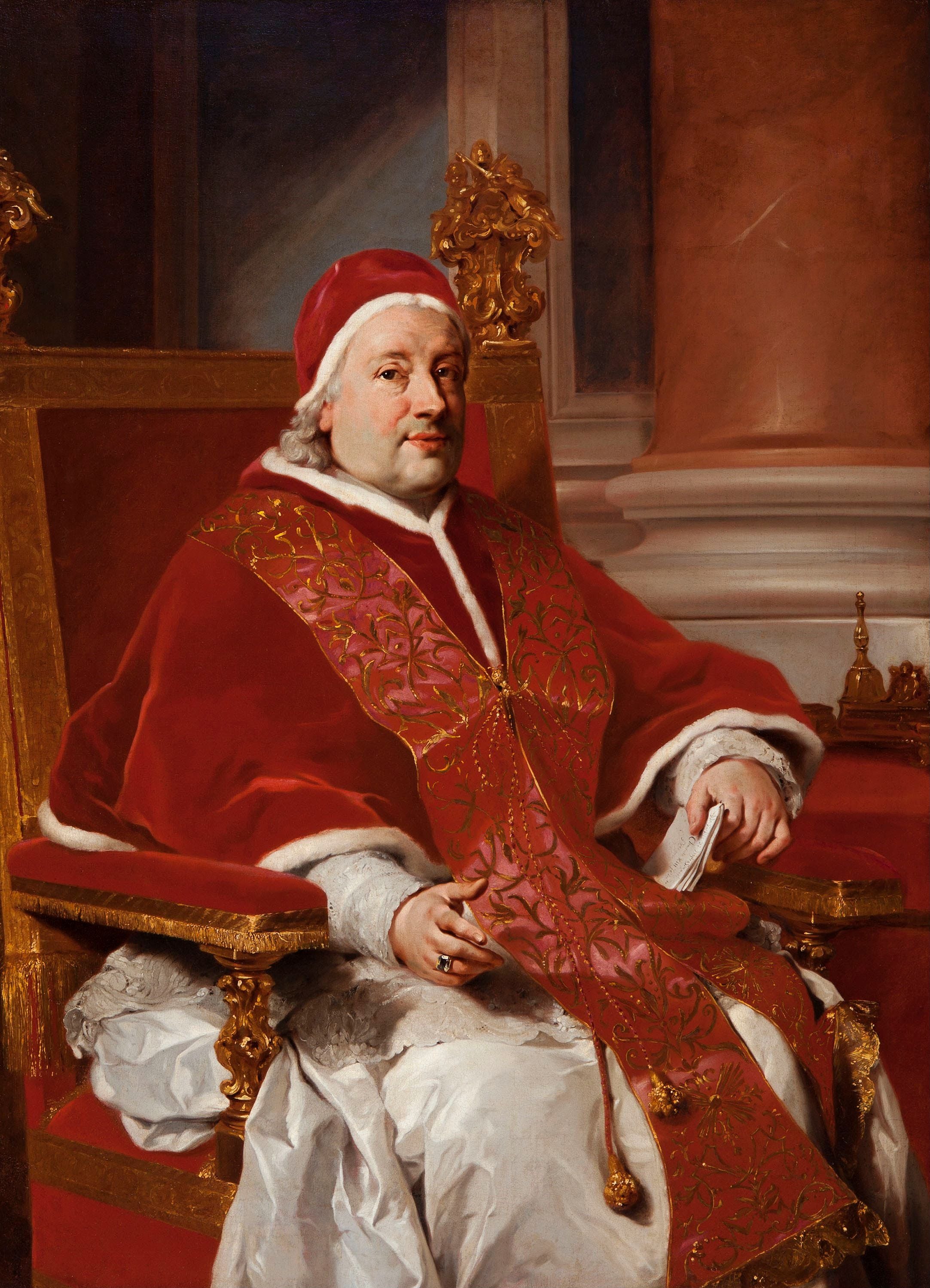 Portrait du pape Clément XIII - Anton Raphael Mengs