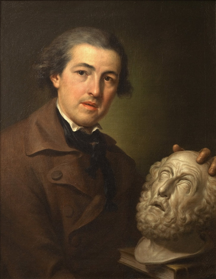 Giuseppe Franchi (1731–1806) avec un buste d'Homère - Anton Raphael Mengs