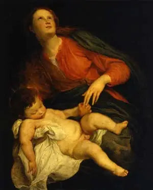 Neitsyt ja lapsi - Antoine van Dyck