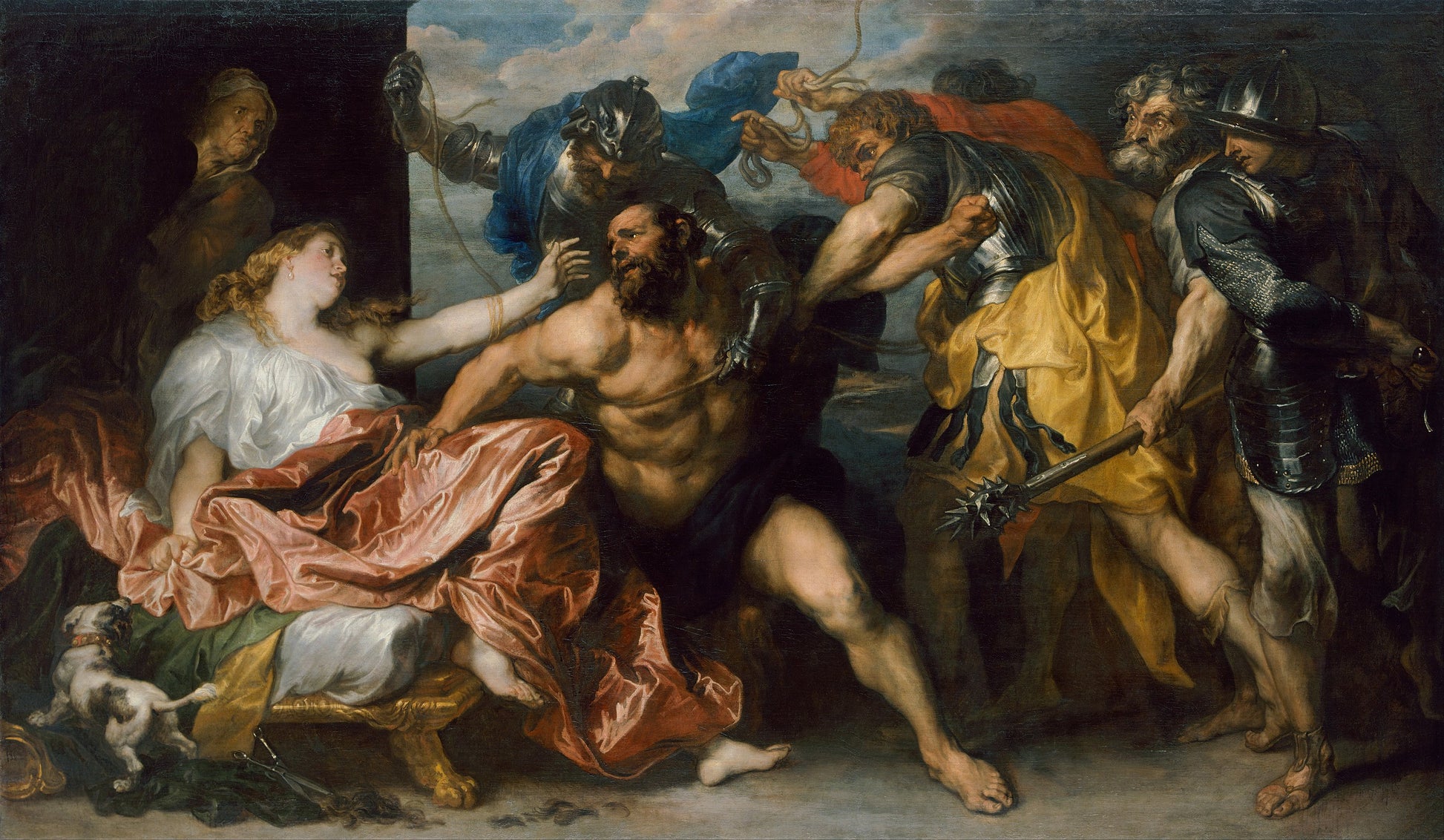 Reproduction du tableau « 🦁 Samson et Dalila – Anthony van Dyck (vers 1620) » par Alpha Reproduction en peinture à l’huile