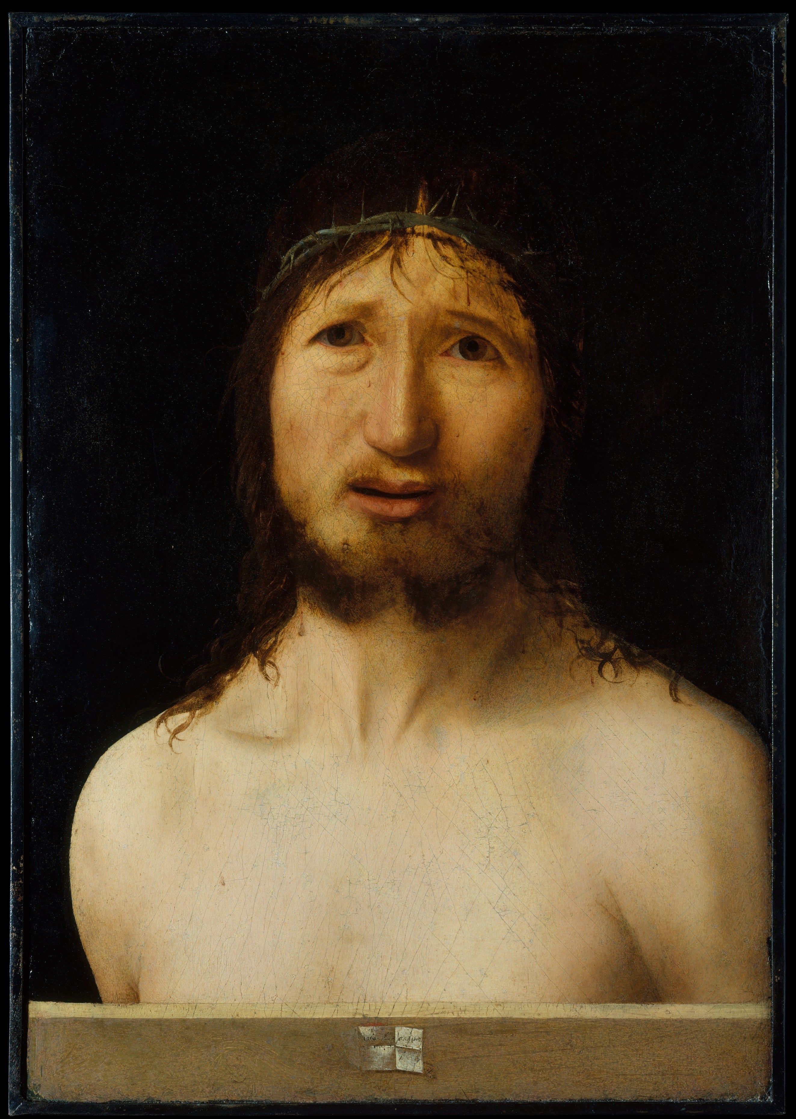 Le couronnement d'épines du Christ - Antonello de Messine
