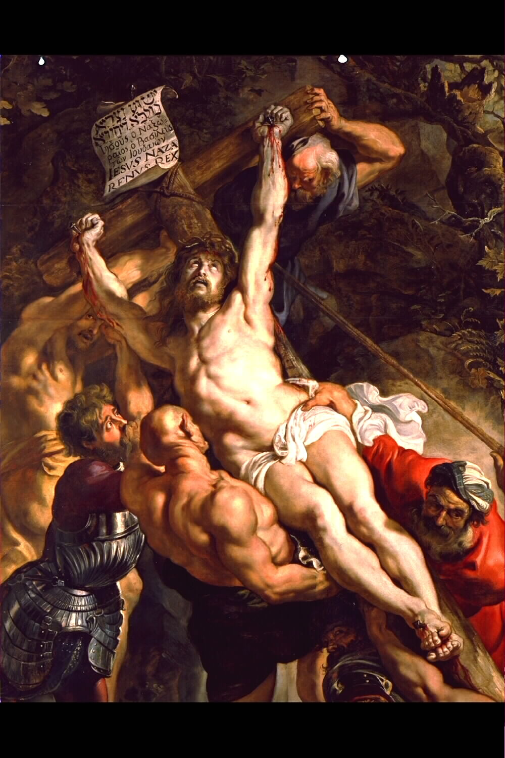 Ristin pystyttäminen - Peter Paul Rubens