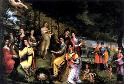 Apollon et les Muses - Lavinia Fontana