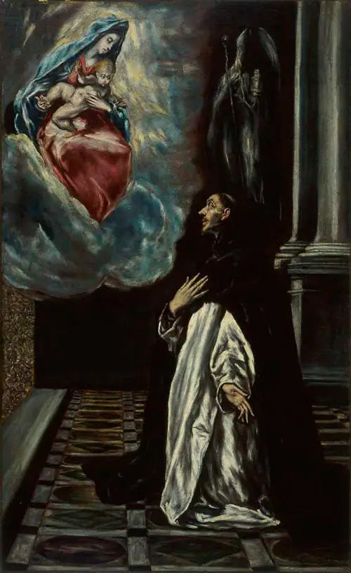 Neitsyt Marian ilmestyminen Pyhälle Hyacinthukselle - El Greco