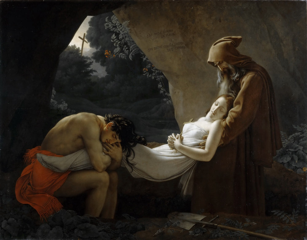 Atalan hautaaminen - Anne-Louis Girodet