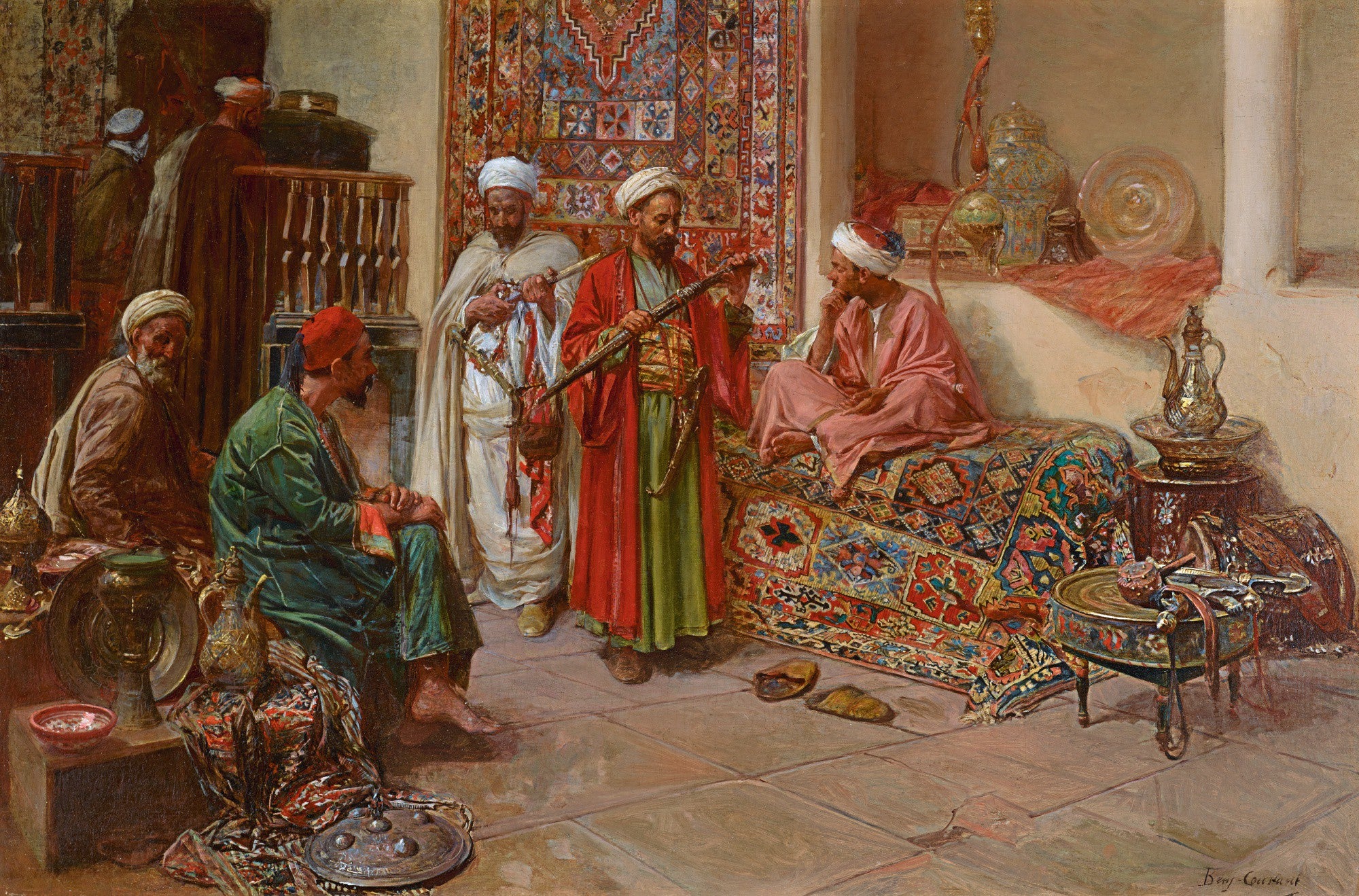 Au bazar - Jean-Joseph Benjamin-Constant