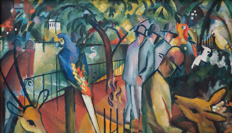 Eläintarha I - August Macke