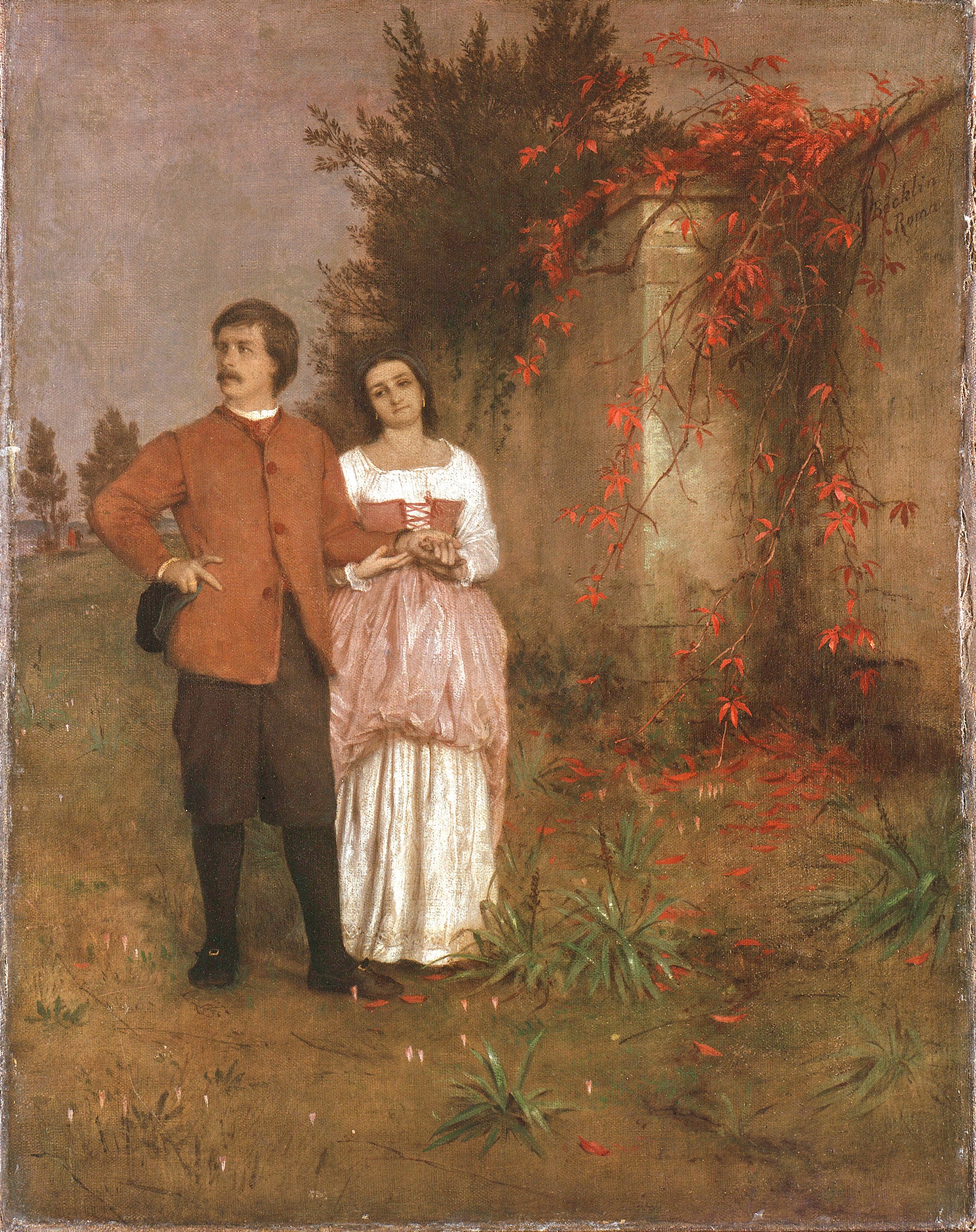 L'artiste et sa femme - Arnold Böcklin