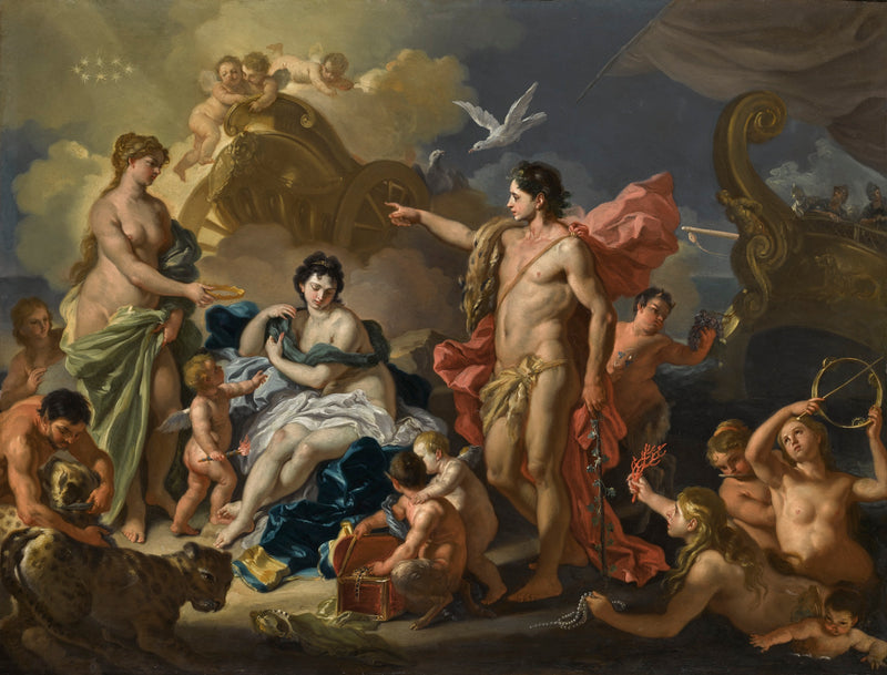 Bacchus ja Ariadne - Francesco Solimena