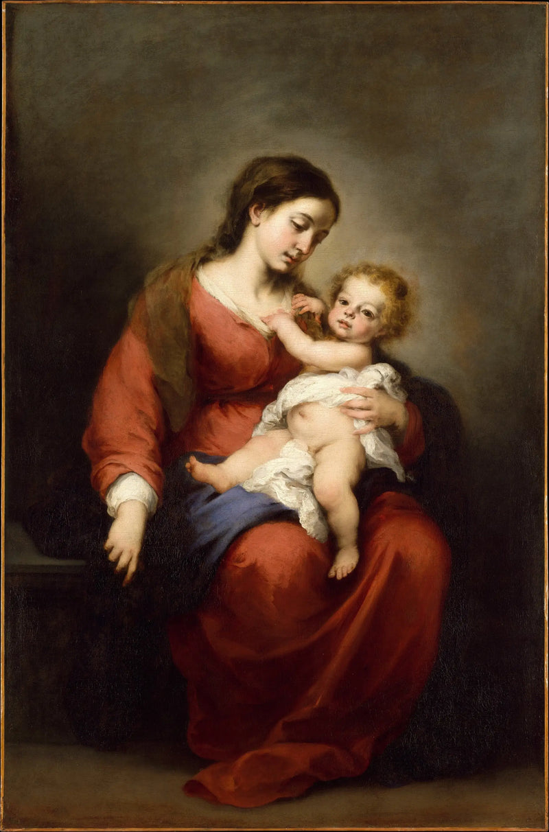 Neitsyt ja lapsi - Bartolomé Esteban Murillo