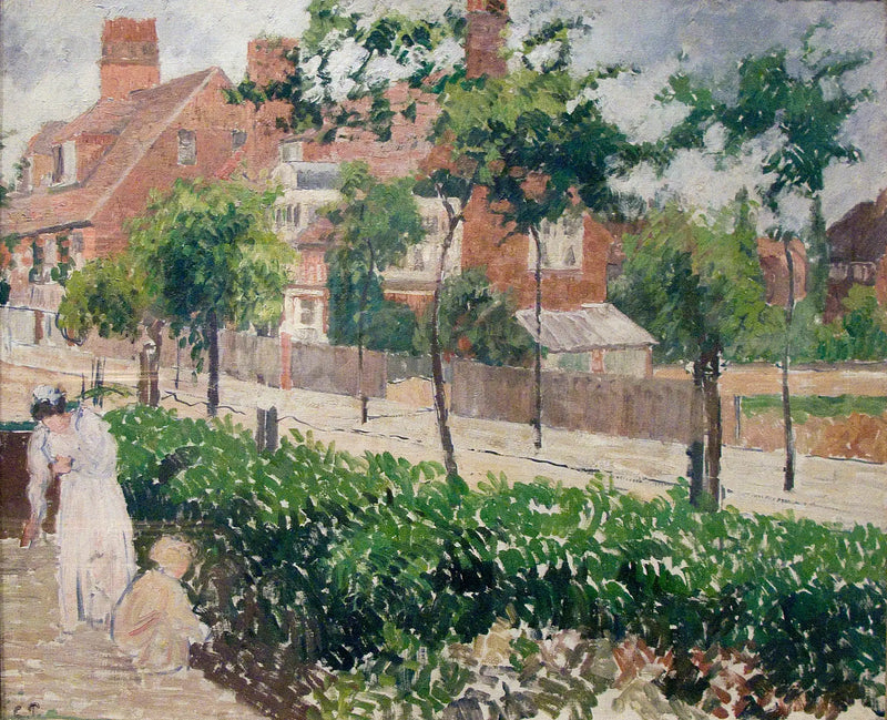 Bath Road, Lontoo, (luonnos) - Camille Pissarro