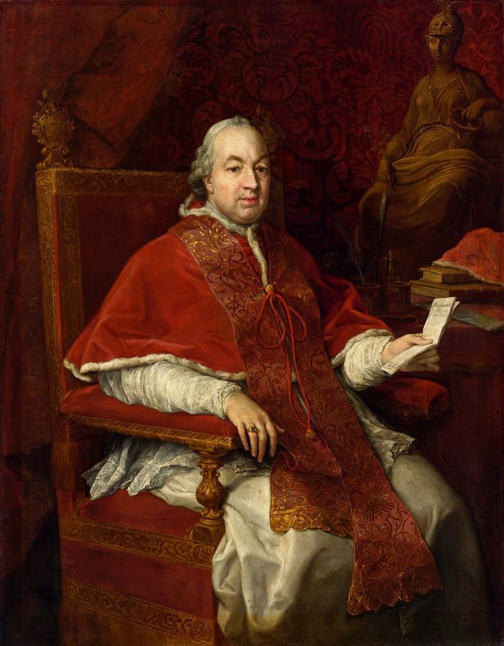 Pappi Pius VI:n muotokuva. - Pompeo Batoni