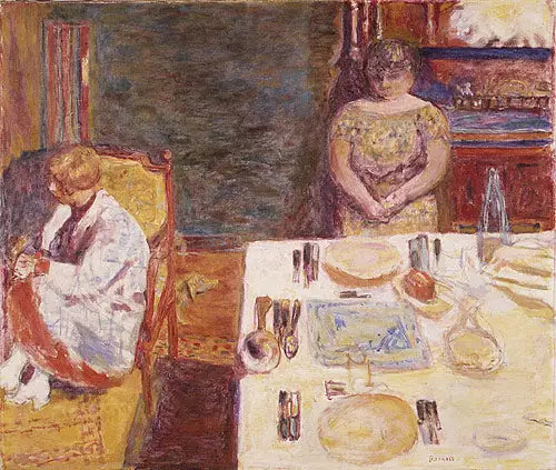 Ennen illallista - Pierre Bonnard
