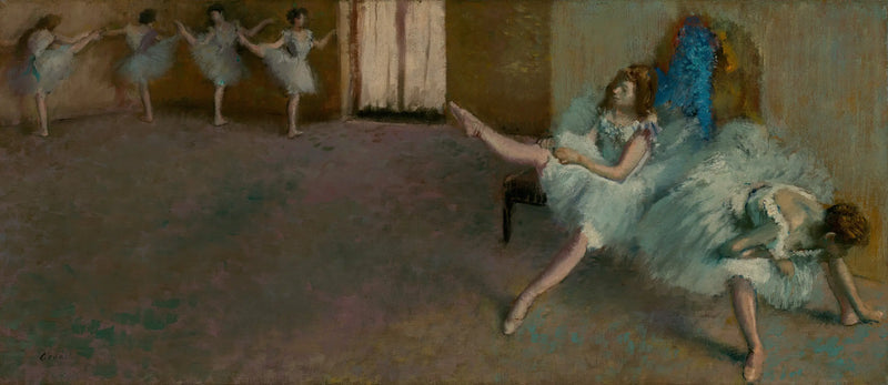 Ennen balettia - Edgar Degas