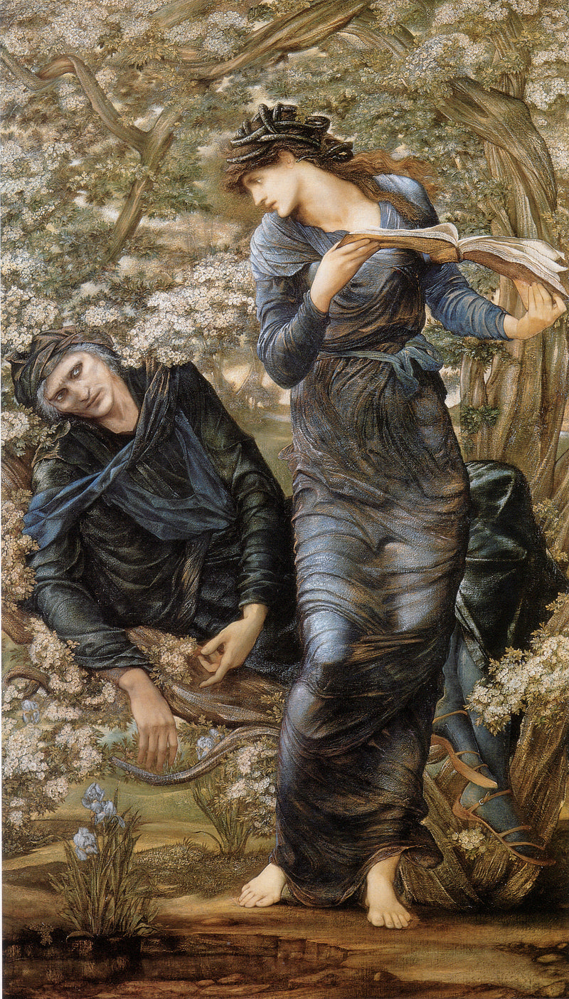 Merlinin lumous - Edward Burne-Jones
