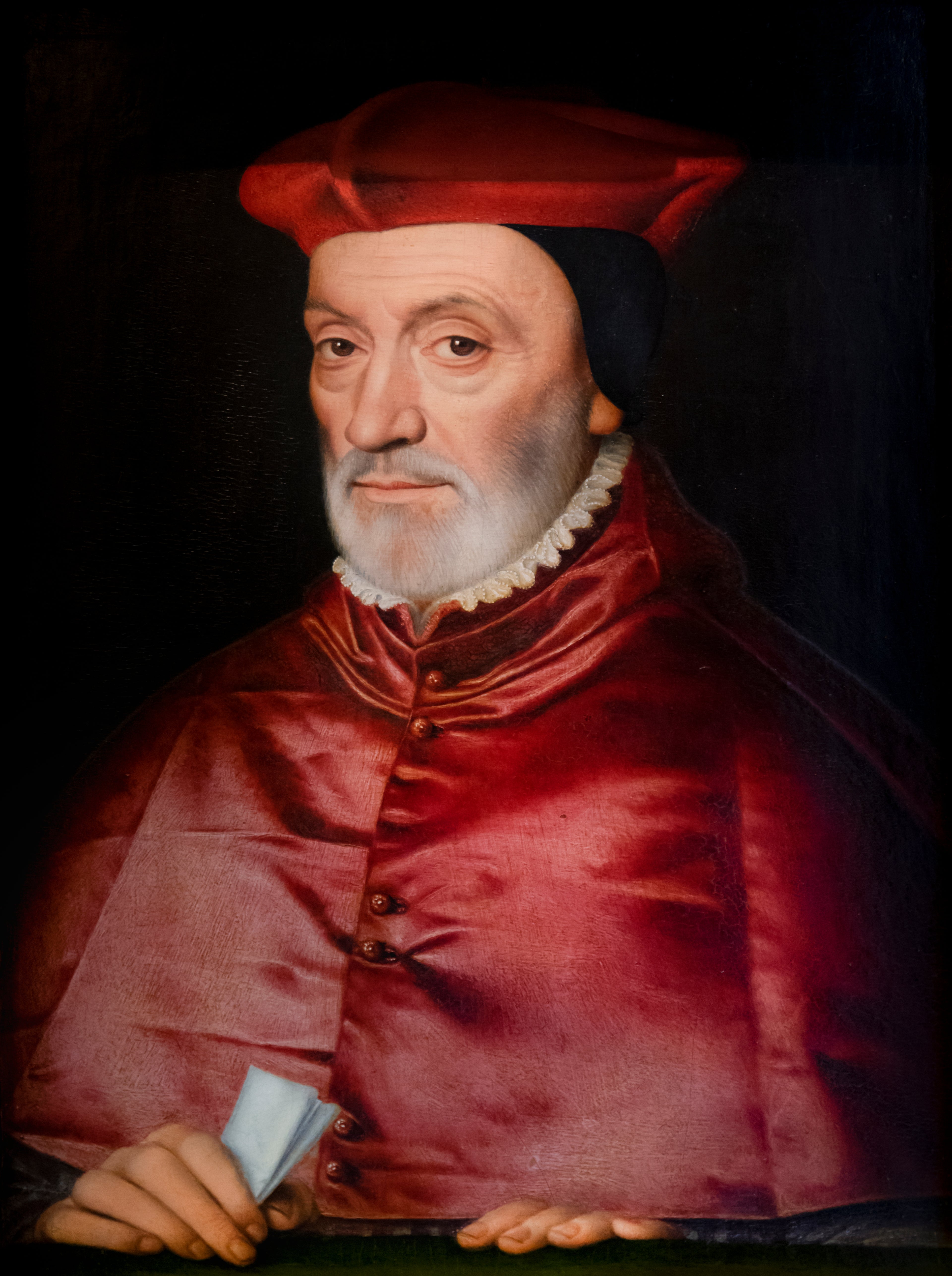 Portrait de Jean Bertrand, archevêque et cardinal de Sens - Jean Clouet