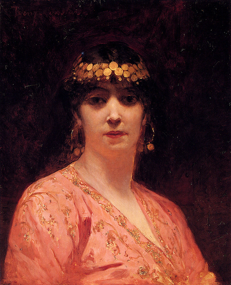 Portrait d'une femme arabe - Jean-Joseph Benjamin-Constant
