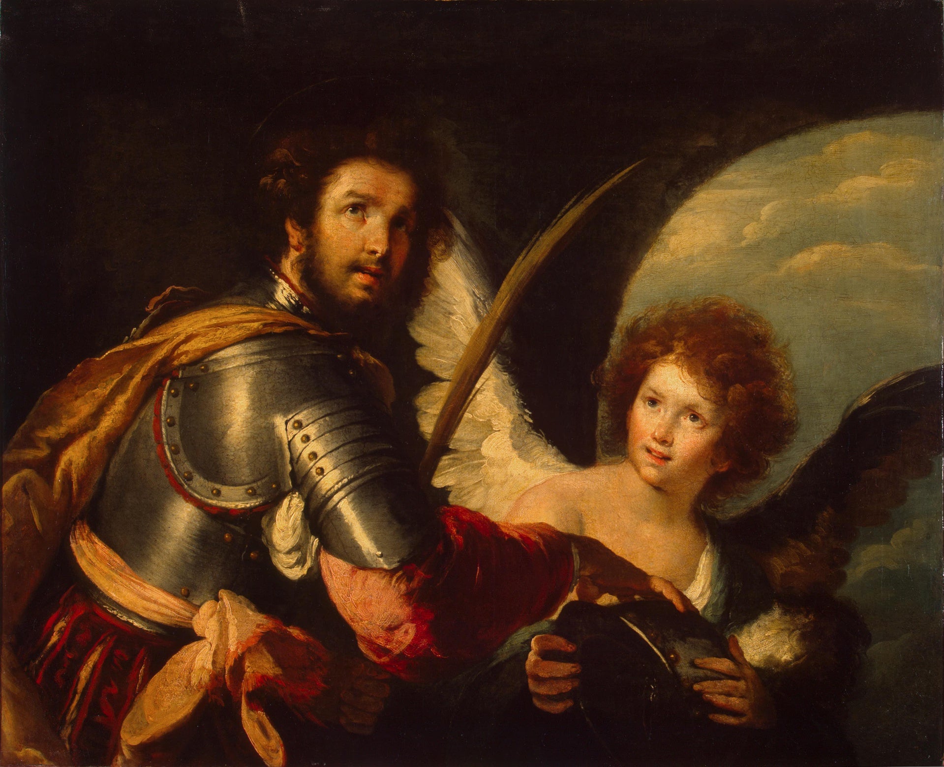 Saint Secundus et l'Ange - Bernardo Strozzi
