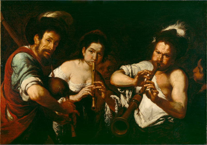 Musiciens de rue - Bernardo Strozzi