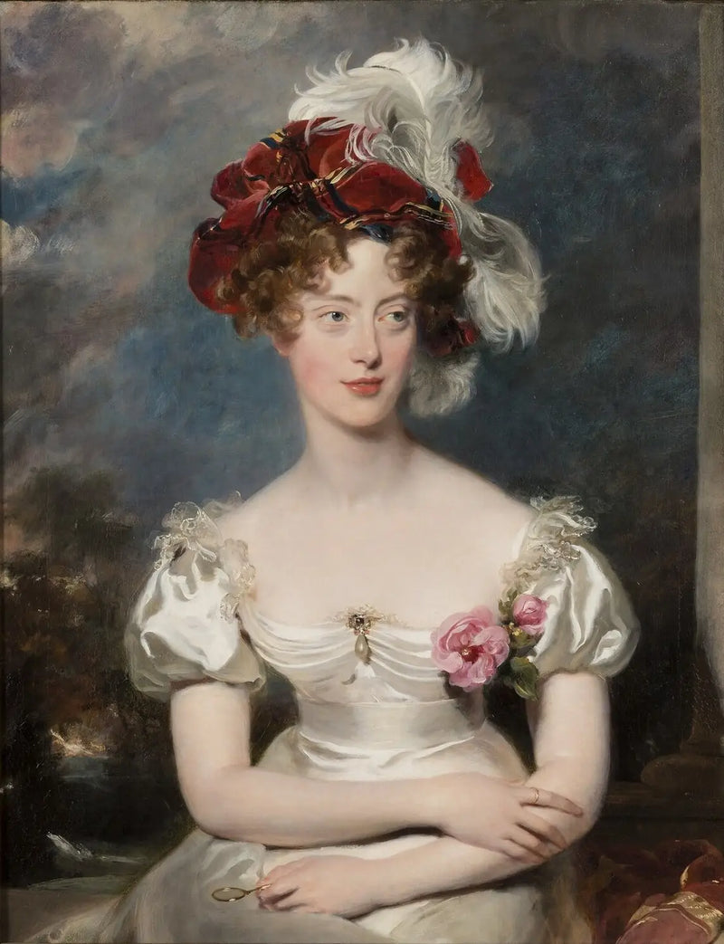 Marie Caroline de Bourbon-Sicile (1798-1870), Berryn herttuatar. - Thomas Lawrence