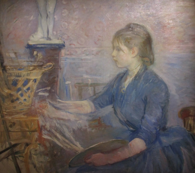 Paule Gobillard maalaamassa - Berthe Morisot