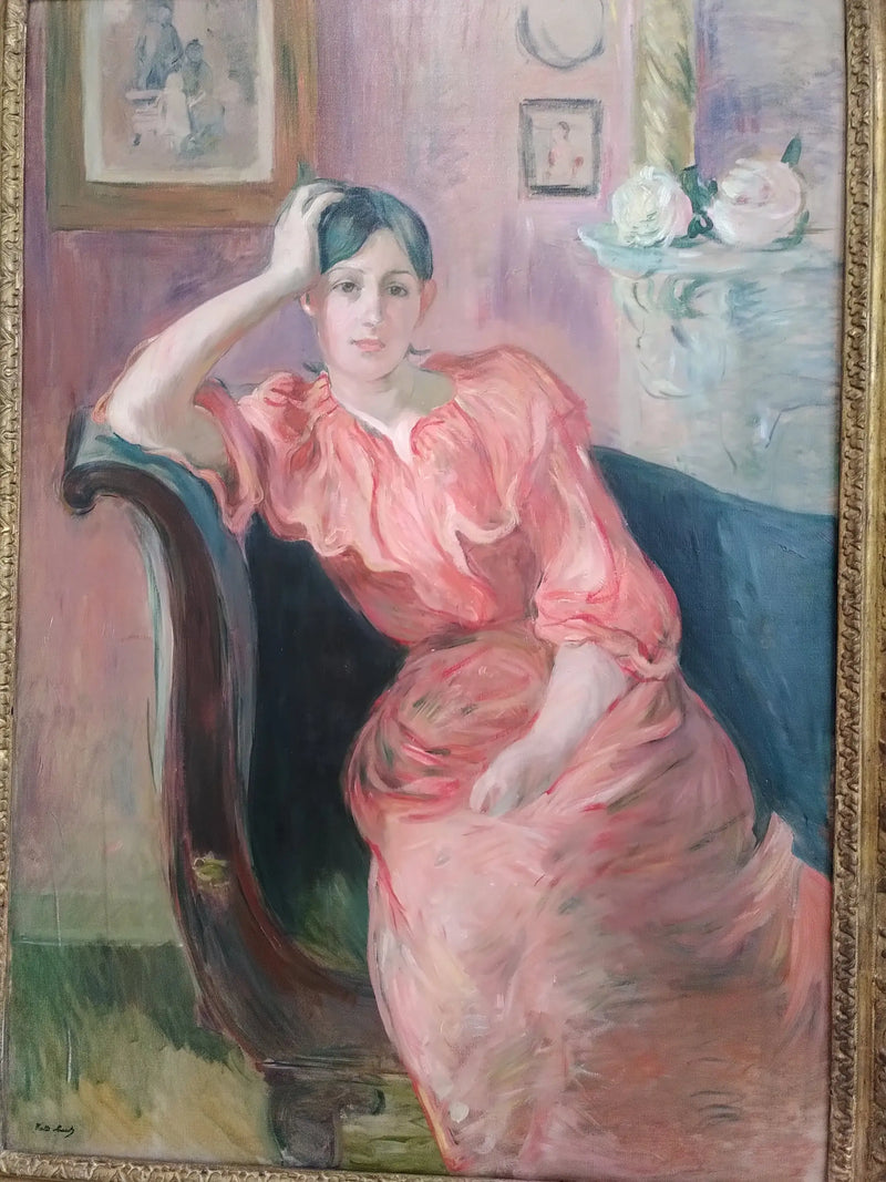 Jeanne Pontillonin muotokuva - Berthe Morisot