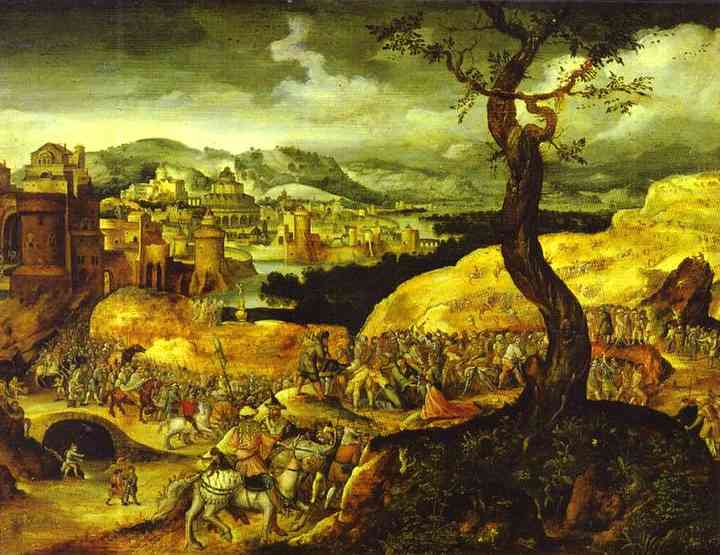 Procession vers Golgotha - Joachim Patinier
