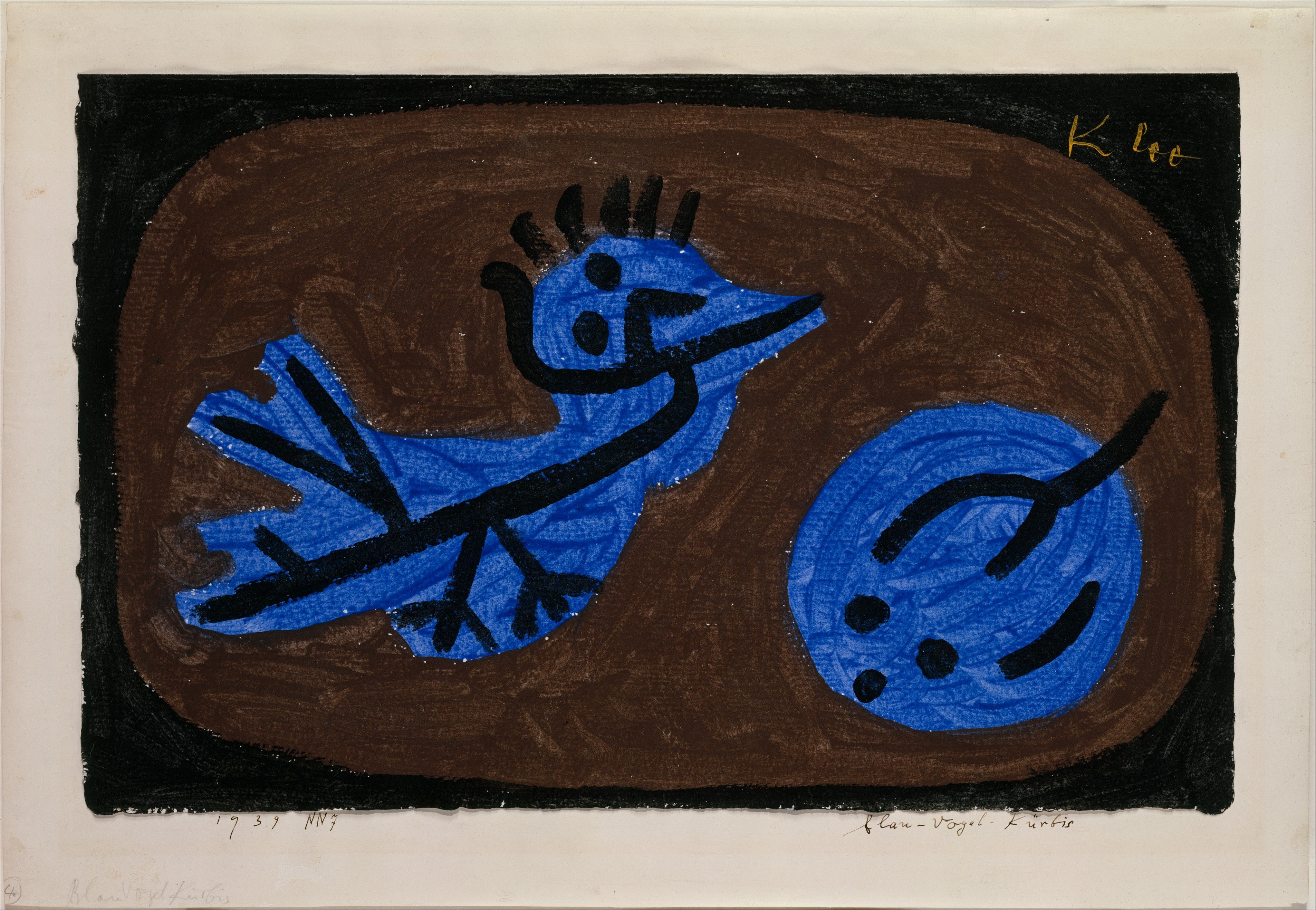 Sininen lintu - Paul Klee
