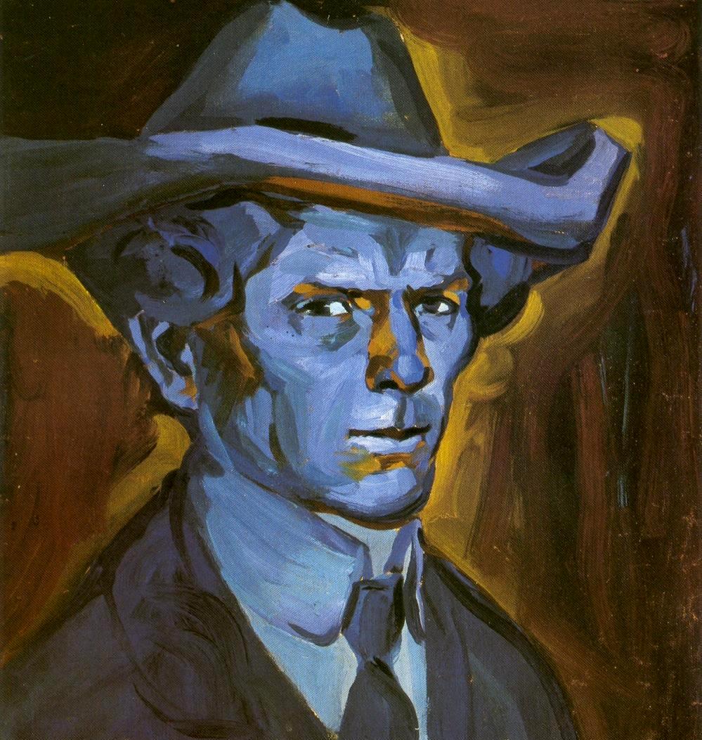 Autoportrait bleu, Bohumil Kubišta, 1909