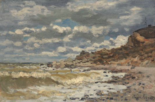 Reproduction du tableau « Bord de mer à Sainte-Adresse - Claude Monet » par Alpha Reproduction en peinture à l’huile