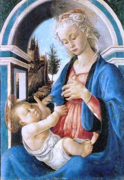 Neitsyt Maria lapsensa kanssa - Sandro Botticelli