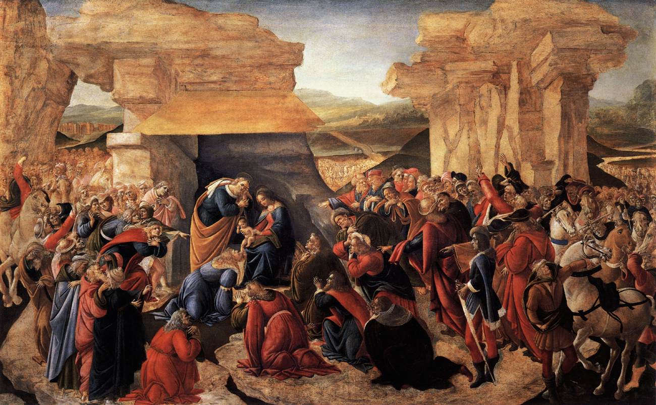 Magien palvonta - Sandro Botticelli