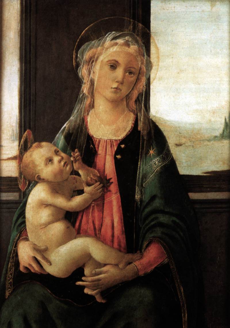 Meren Madonnan - Sandro Botticelli