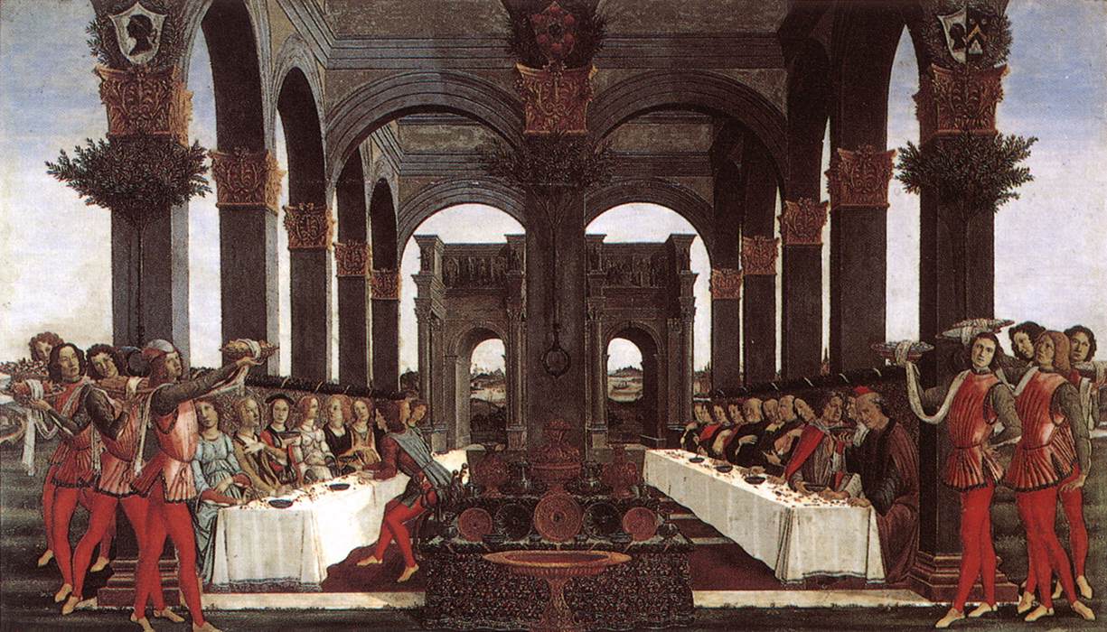 Nastagio degli Onesti -historian neljäs jakso - Sandro Botticelli