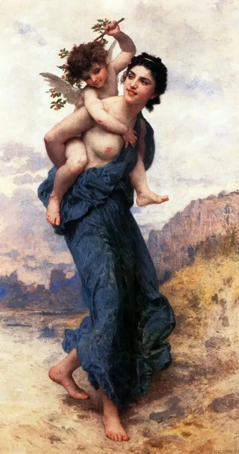 Venus ja Cupid. - Bouguereau