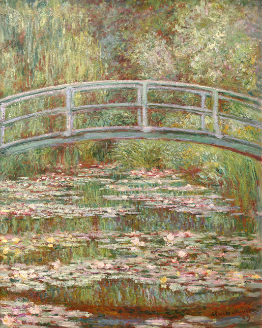 Reproduction du tableau « Le Bassin aux nymphéas - Claude Monet » par Alpha Reproduction en peinture à l’huile