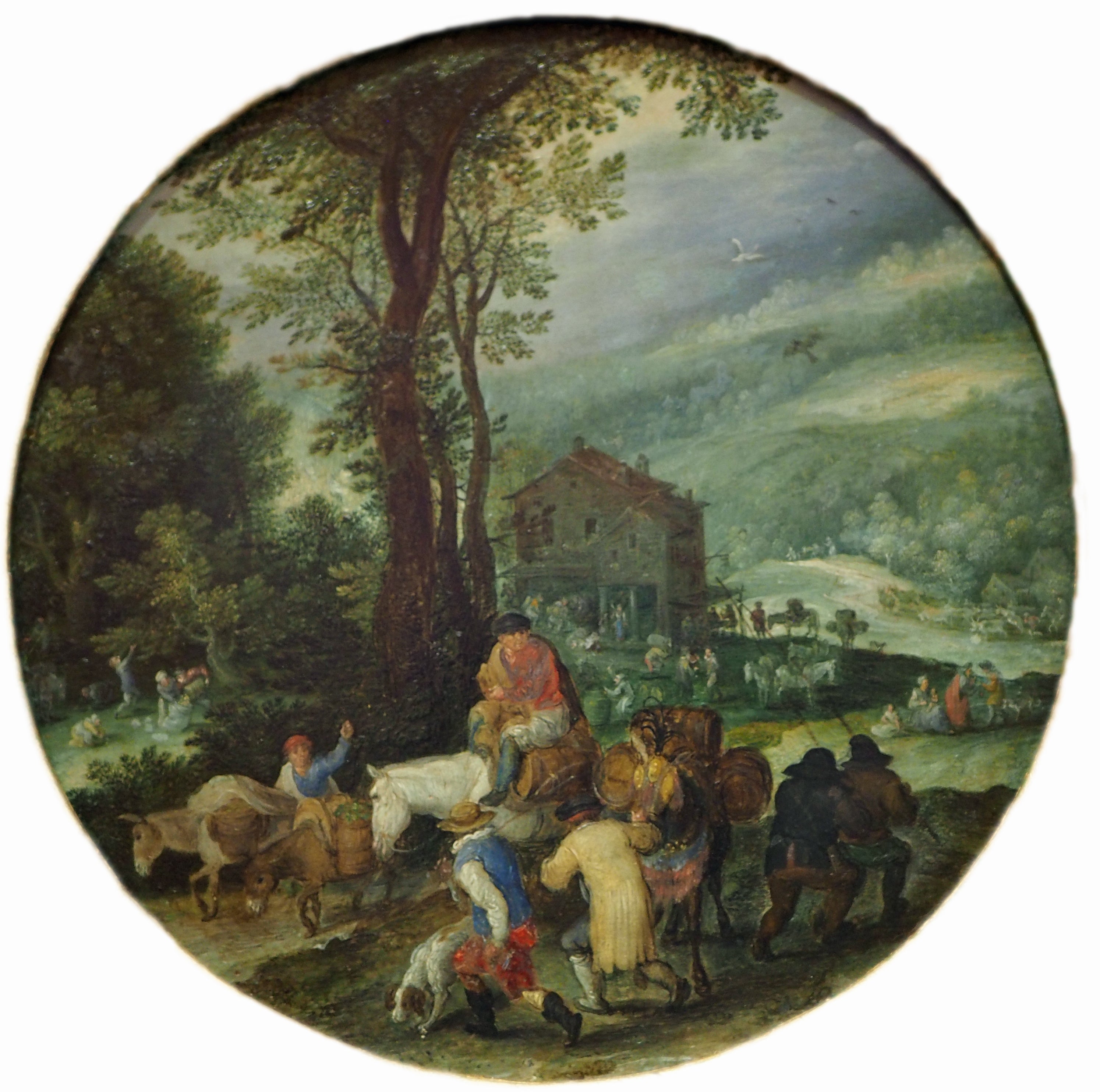 Route de campagne : Allégorie de l'automne - Jan Brueghel l'Ancien