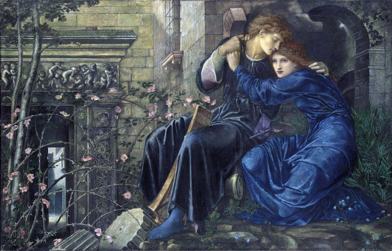 Rakkaus raunioiden keskellä - Edward Burne-Jones